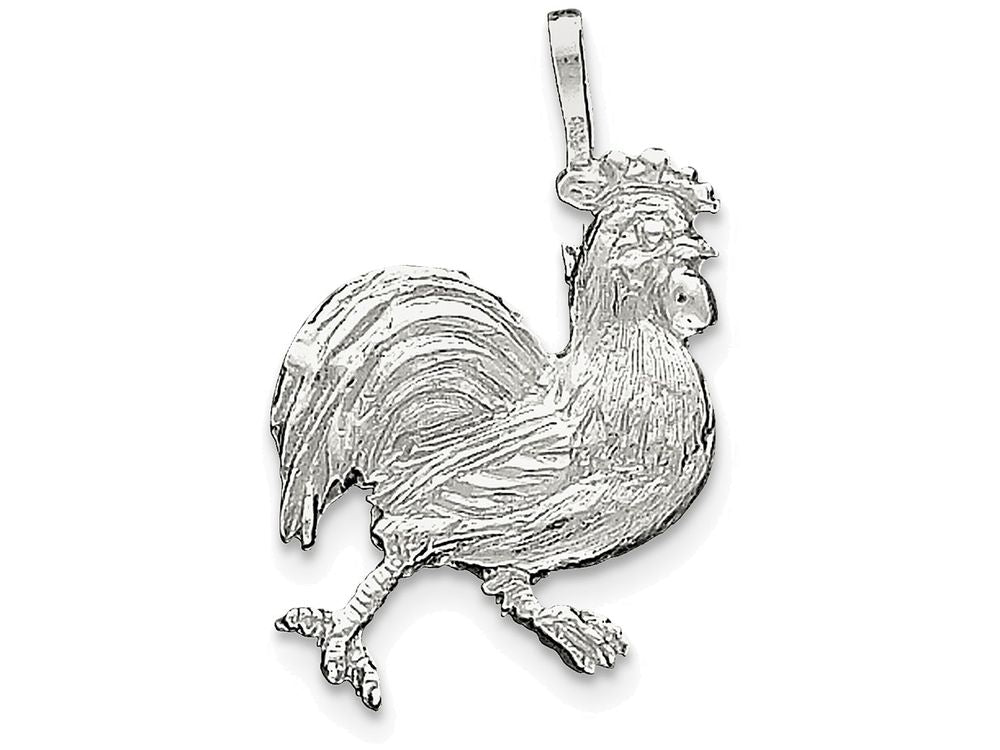 FJC Finejewelers Sterling Silver Rooster Charm
