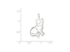 FJC Finejewelers Sterling Silver Cat Charm