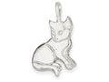 FJC Finejewelers Sterling Silver Cat Charm