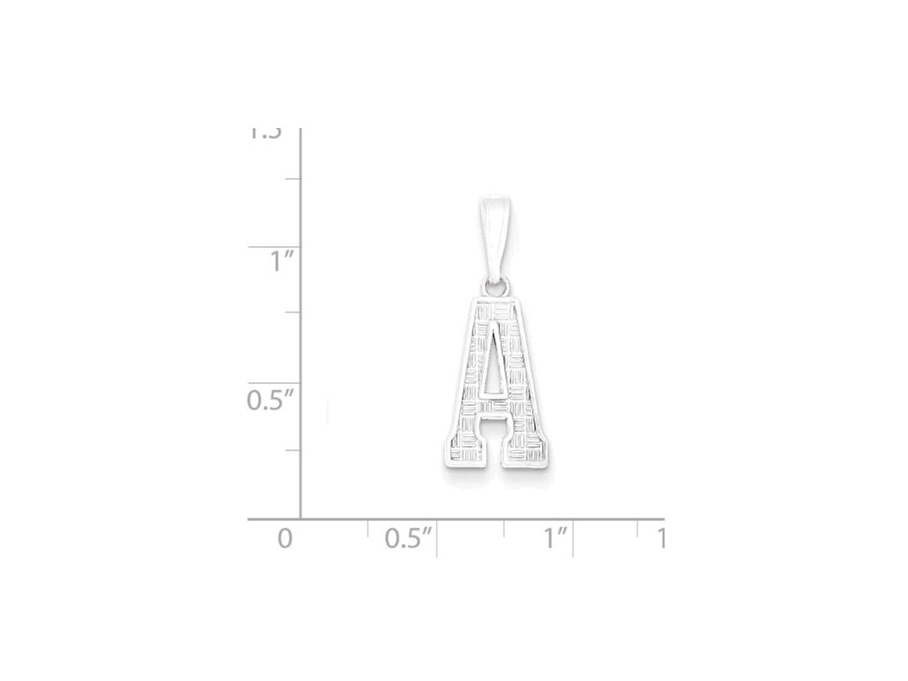 FJC Finejewelers Sterling Silver Initial A Charm