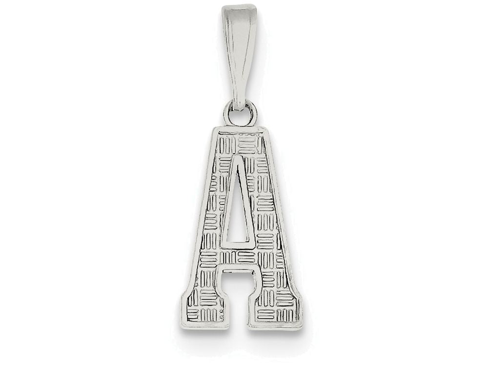 FJC Finejewelers Sterling Silver Initial A Charm