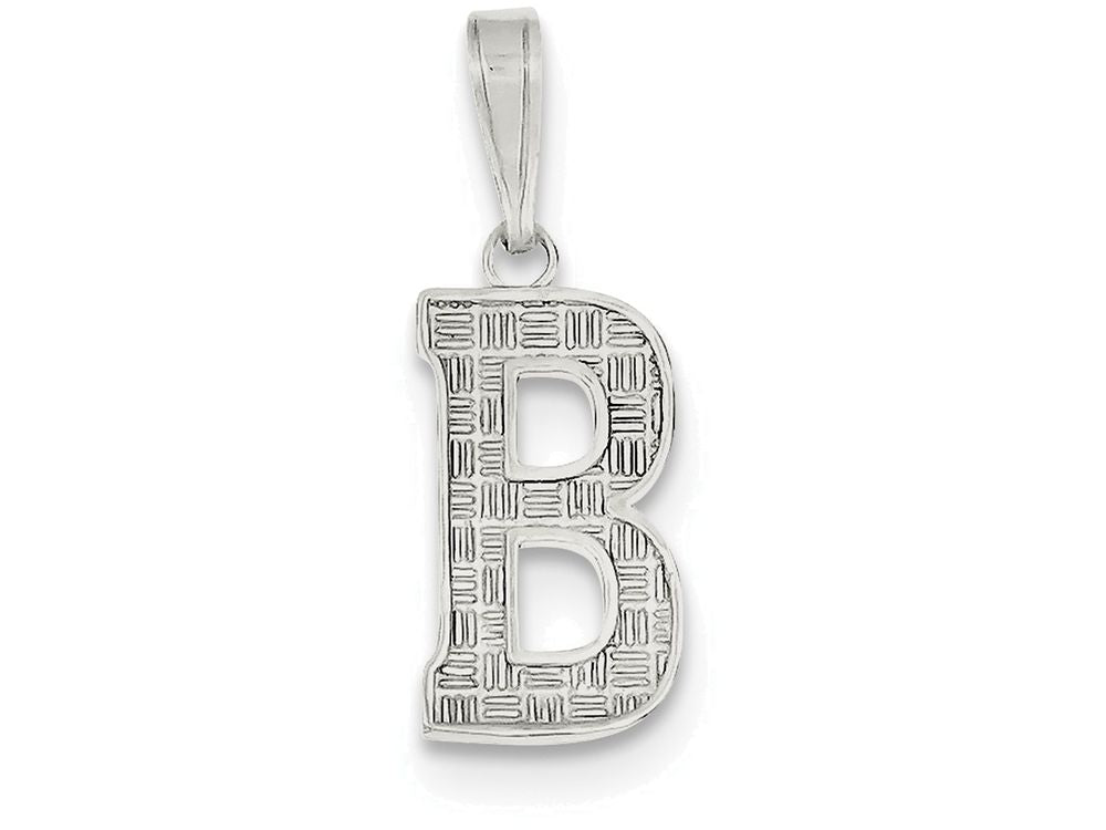 FJC Finejewelers Sterling Silver Initial B Charm