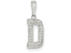 FJC Finejewelers Sterling Silver Initial D Charm