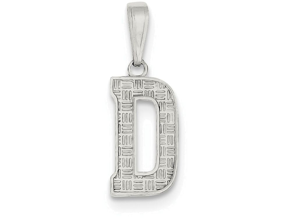 FJC Finejewelers Sterling Silver Initial D Charm