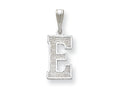 FJC Finejewelers Sterling Silver Initial E Charm