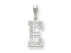 FJC Finejewelers Sterling Silver Initial E Charm
