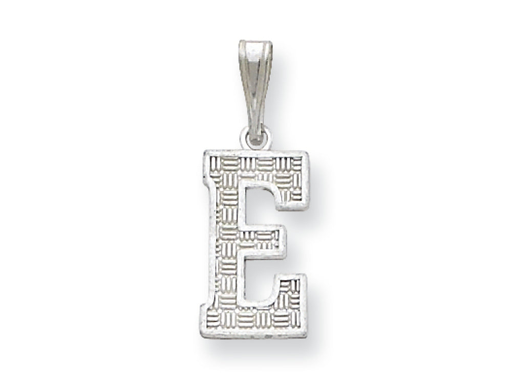 FJC Finejewelers Sterling Silver Initial E Charm