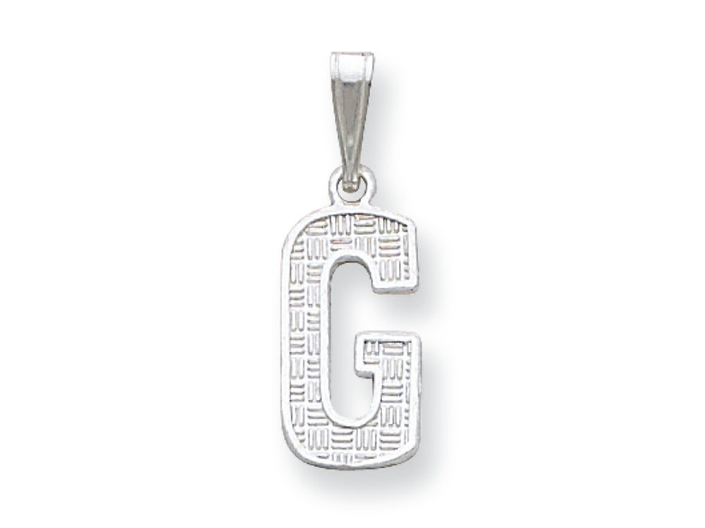 FJC Finejewelers Sterling Silver Initial G Charm