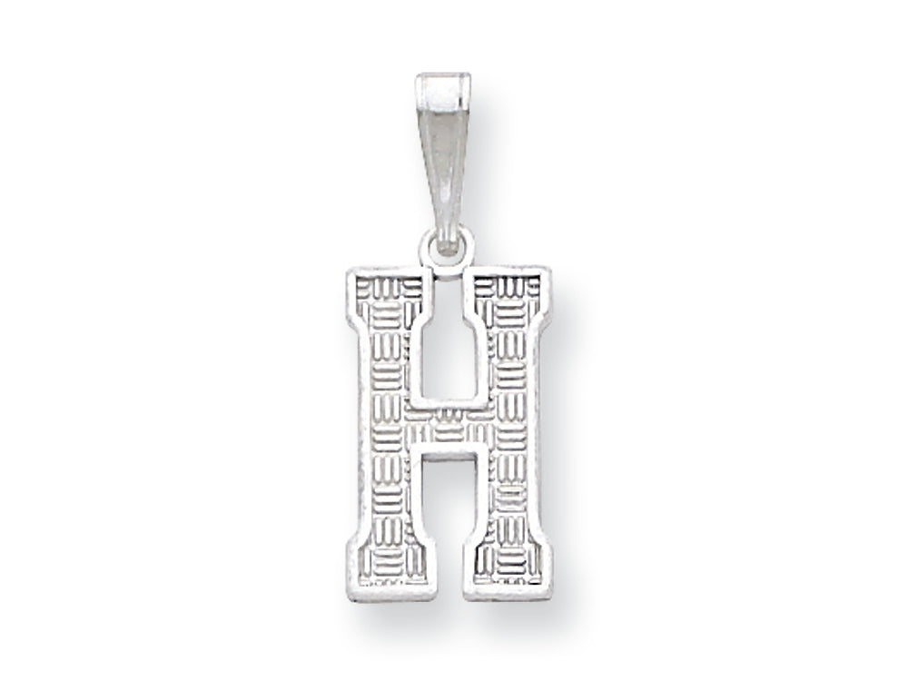 FJC Finejewelers Sterling Silver Initial H Charm
