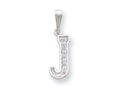 FJC Finejewelers Sterling Silver Initial J Charm