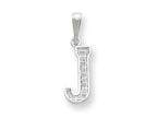 FJC Finejewelers Sterling Silver Initial J Charm