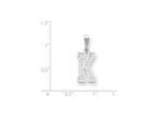 FJC Finejewelers Sterling Silver Initial K Charm