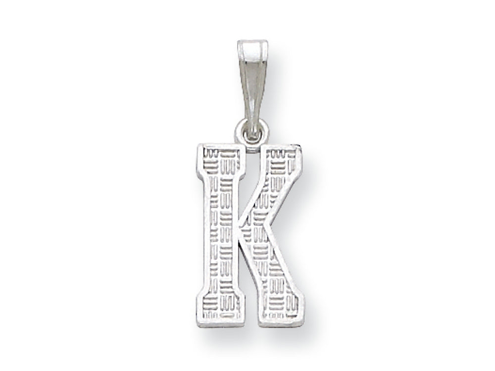 FJC Finejewelers Sterling Silver Initial K Charm
