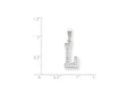 FJC Finejewelers Sterling Silver Initial L Charm