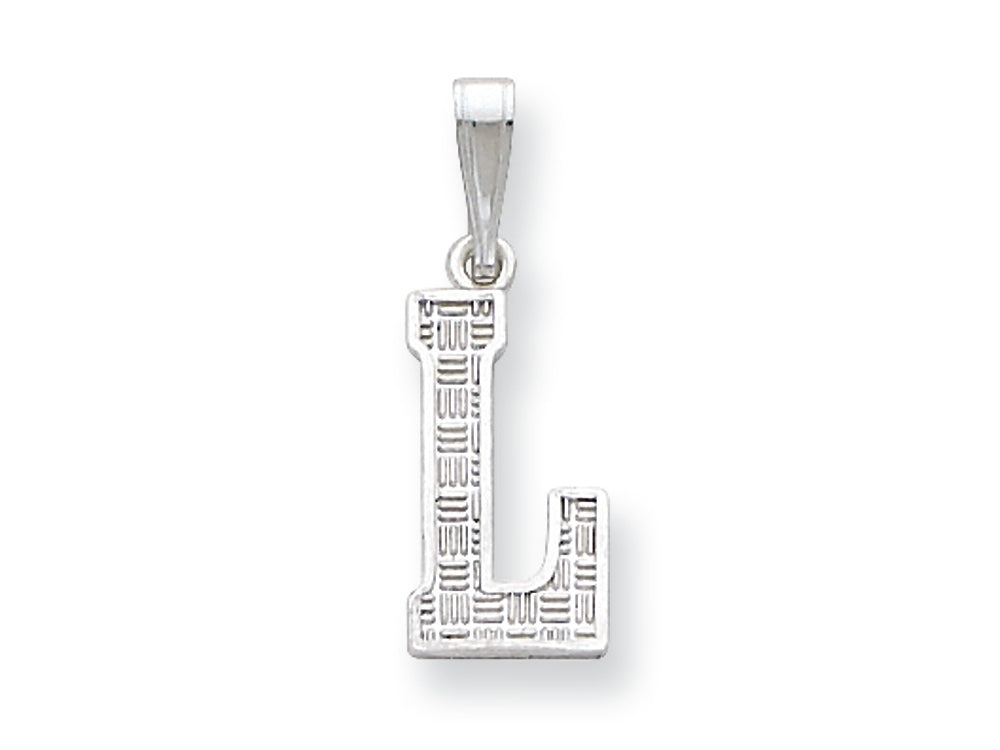 FJC Finejewelers Sterling Silver Initial L Charm