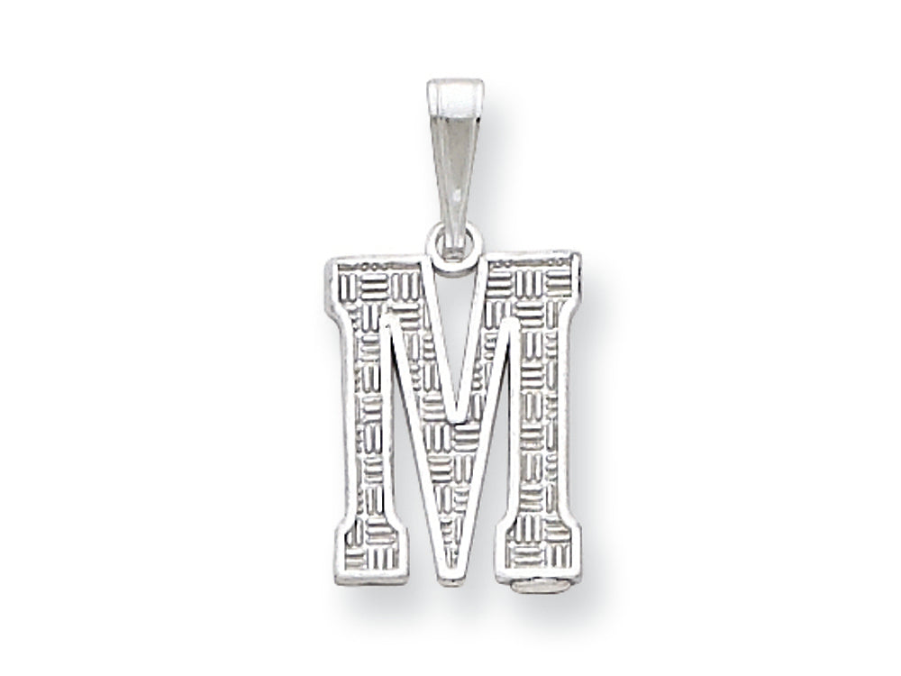FJC Finejewelers Sterling Silver Initial M Charm