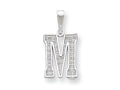 FJC Finejewelers Sterling Silver Initial M Charm