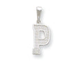 FJC Finejewelers Sterling Silver Initial P Charm