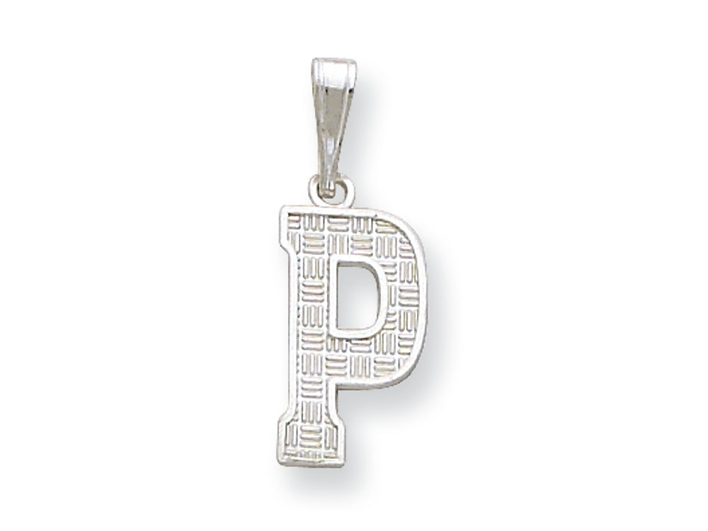 FJC Finejewelers Sterling Silver Initial P Charm