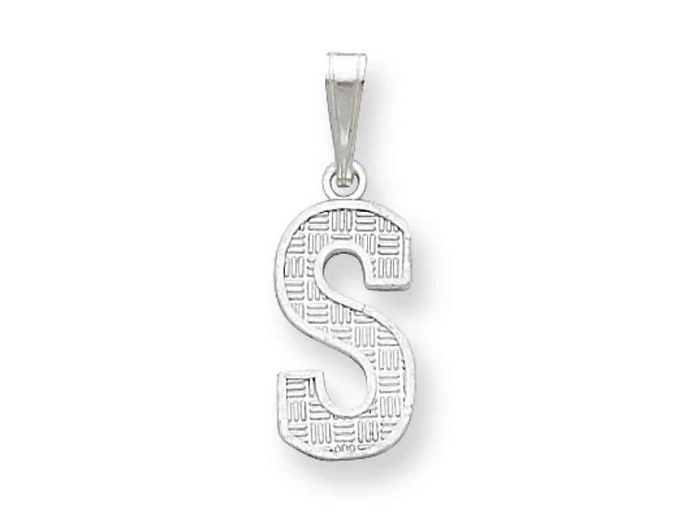 FJC Finejewelers Sterling Silver Initial S Charm