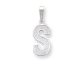 FJC Finejewelers Sterling Silver Initial S Charm