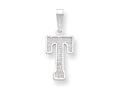 FJC Finejewelers Sterling Silver Initial T Charm