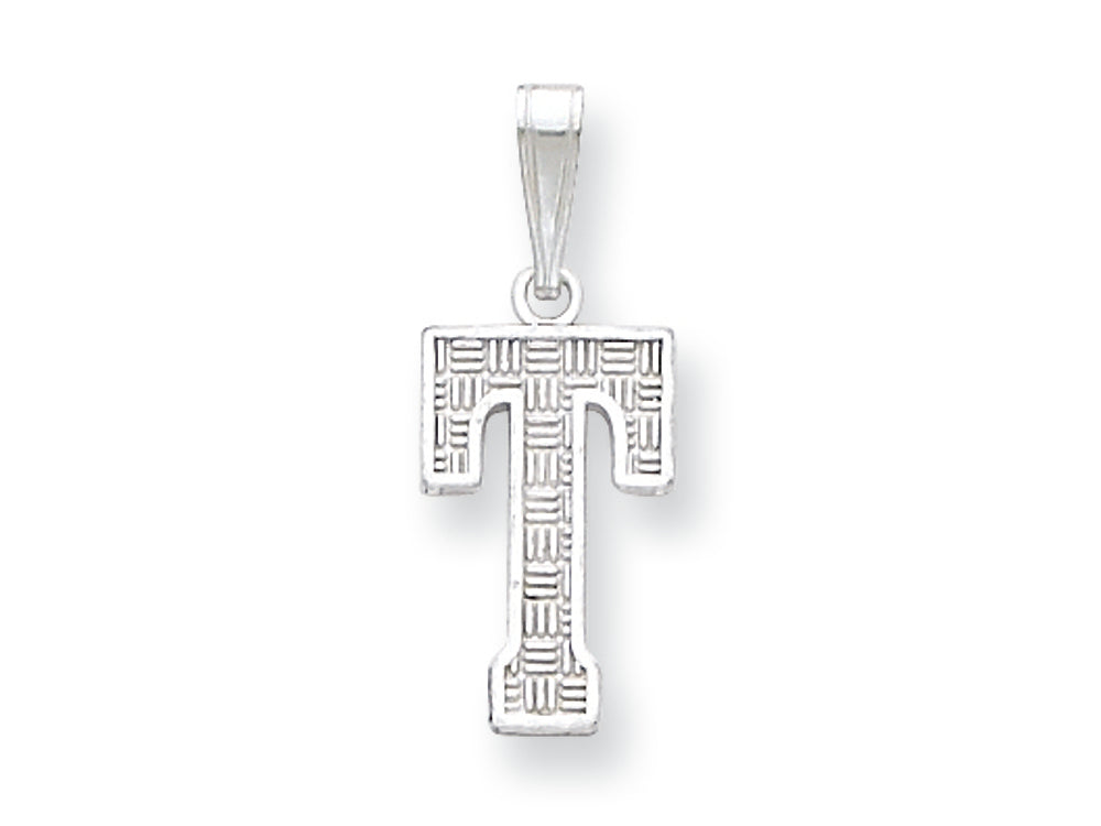 FJC Finejewelers Sterling Silver Initial T Charm