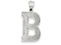 FJC Finejewelers Sterling Silver Initial B Charm