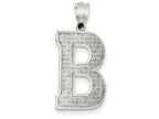 FJC Finejewelers Sterling Silver Initial B Charm