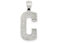 FJC Finejewelers Sterling Silver Initial C Charm