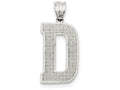 FJC Finejewelers Sterling Silver Initial D Charm