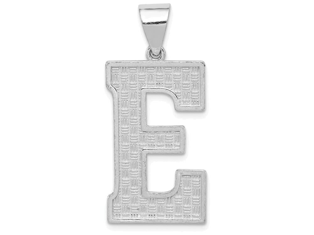 FJC Finejewelers Sterling Silver Initial E Charm