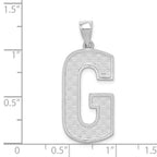 FJC Finejewelers Sterling Silver Initial G Charm