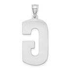 FJC Finejewelers Sterling Silver Initial G Charm