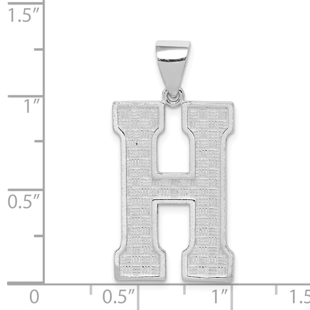 FJC Finejewelers Sterling Silver Initial H Charm