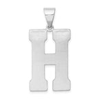 FJC Finejewelers Sterling Silver Initial H Charm