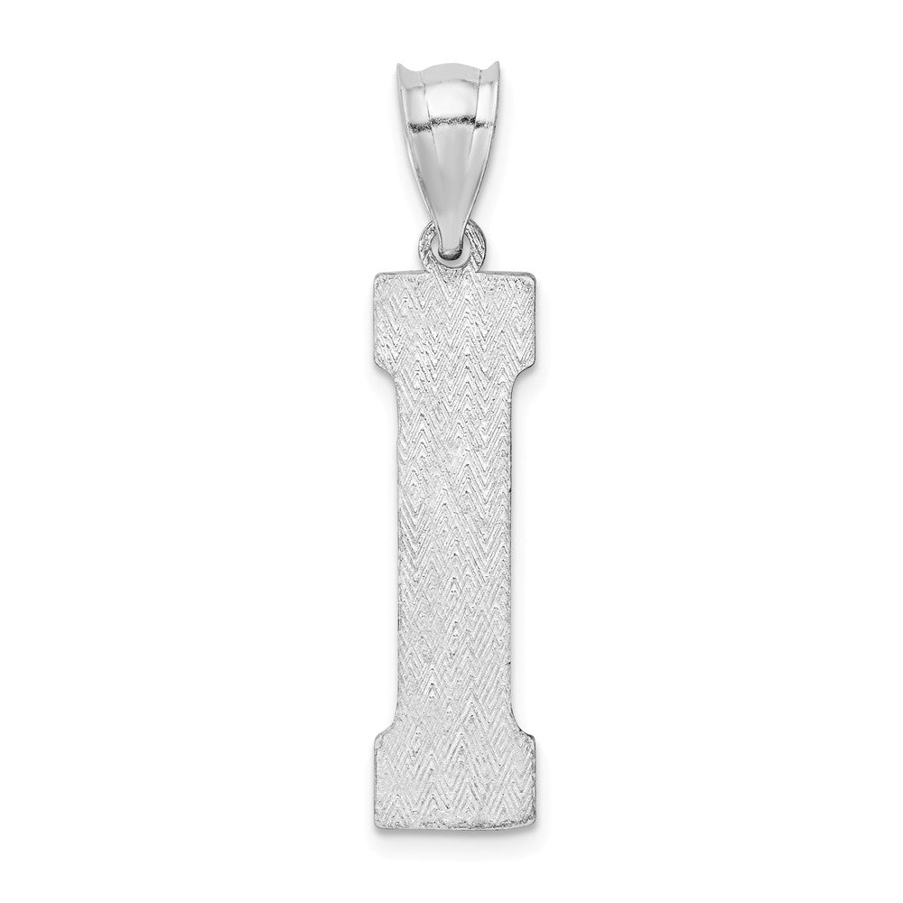 FJC Finejewelers Sterling Silver Initial I Charm