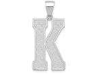 FJC Finejewelers Sterling Silver Initial K Charm