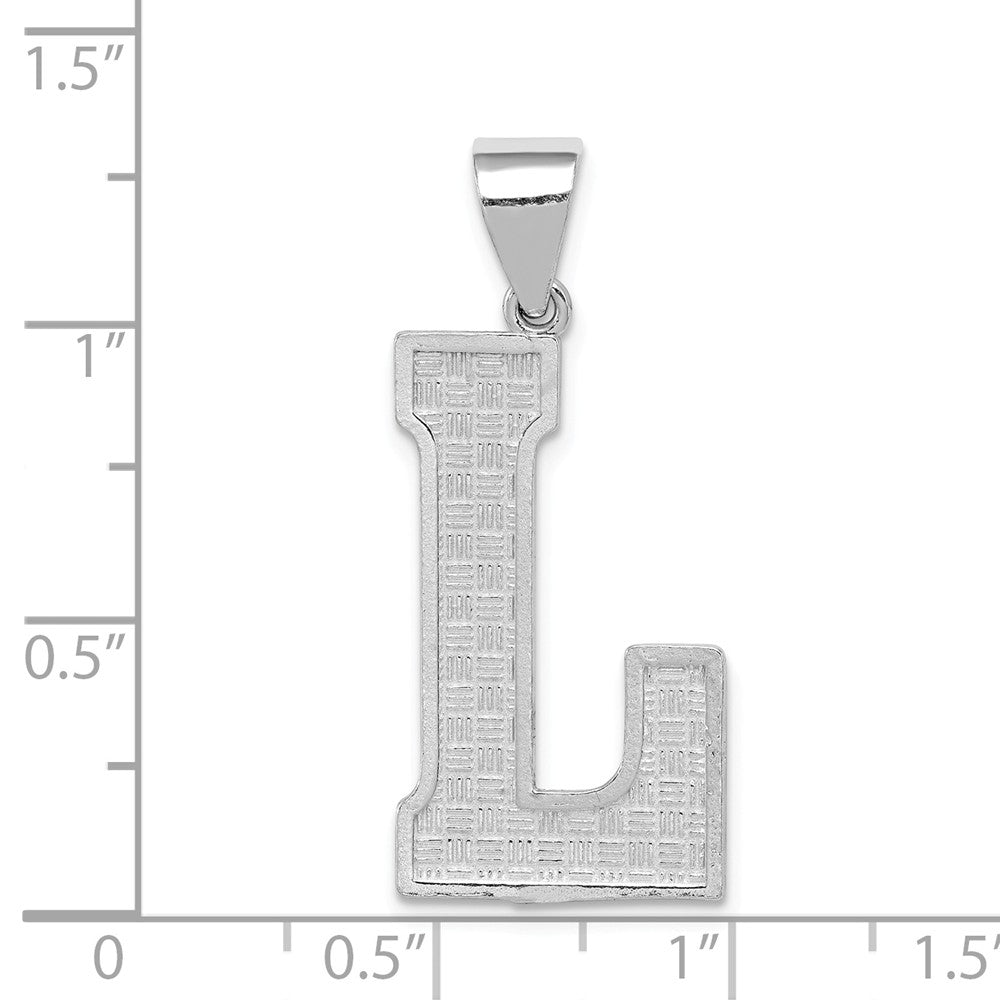 FJC Finejewelers Sterling Silver Initial L Charm