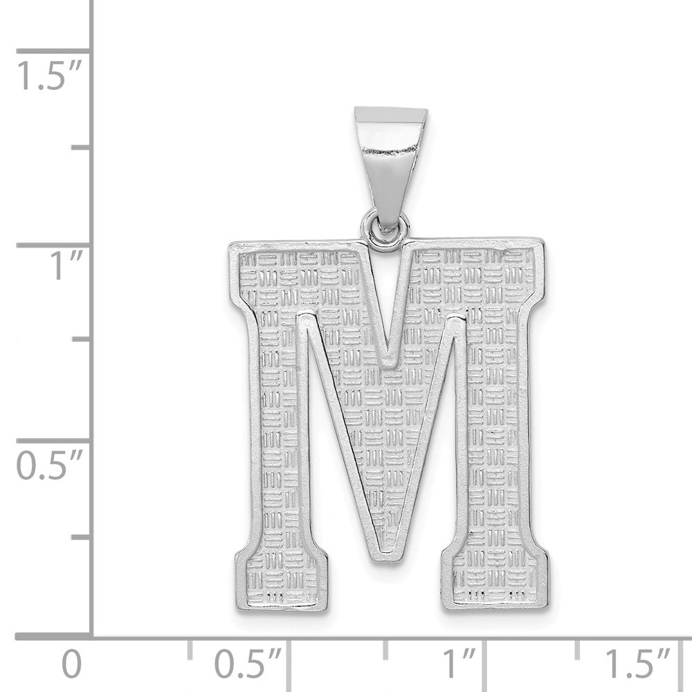FJC Finejewelers Sterling Silver Initial M Charm