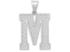 FJC Finejewelers Sterling Silver Initial M Charm