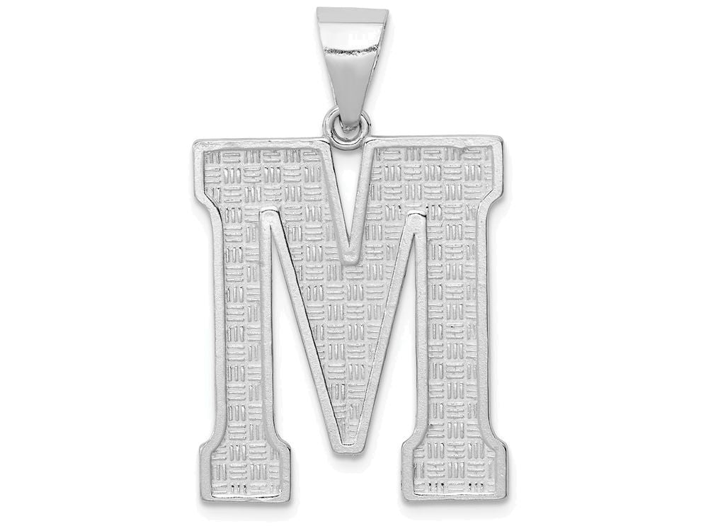 FJC Finejewelers Sterling Silver Initial M Charm