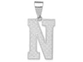 FJC Finejewelers Sterling Silver Initial N Charm