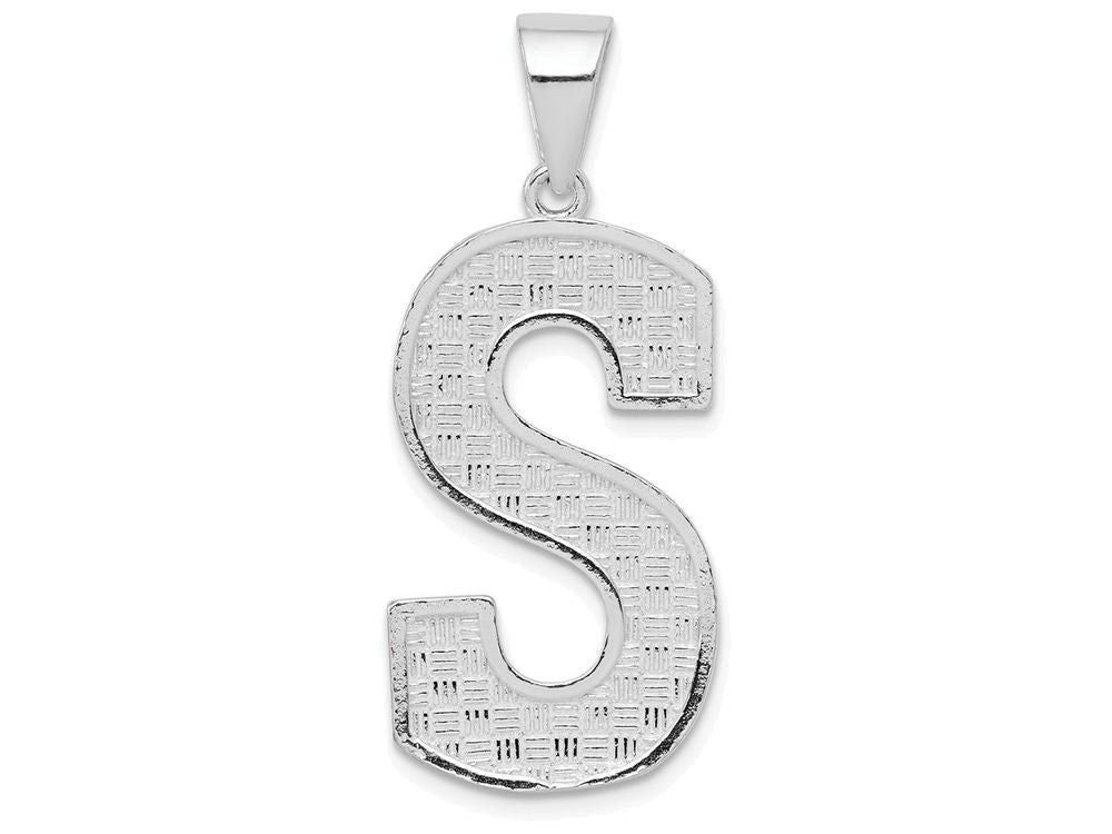 FJC Finejewelers Sterling Silver Initial S Charm
