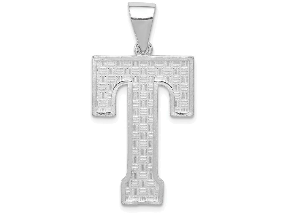 FJC Finejewelers Sterling Silver Initial T Charm