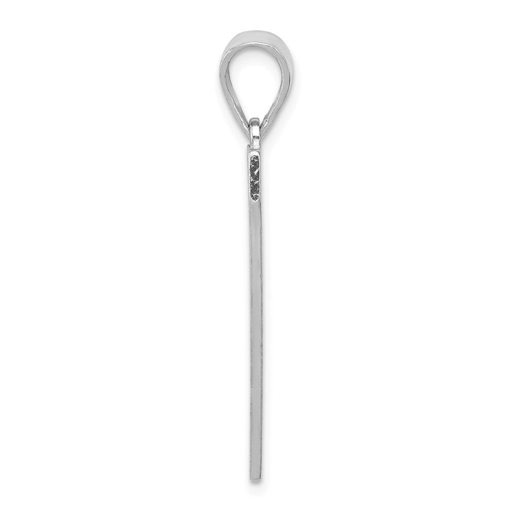 FJC Finejewelers Sterling Silver Initial V Charm