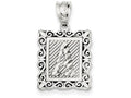 FJC Finejewelers Sterling Silver Initial A Charm