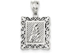 FJC Finejewelers Sterling Silver Initial A Charm