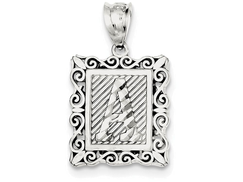 FJC Finejewelers Sterling Silver Initial A Charm
