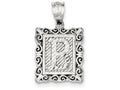 FJC Finejewelers Sterling Silver Initial B Charm